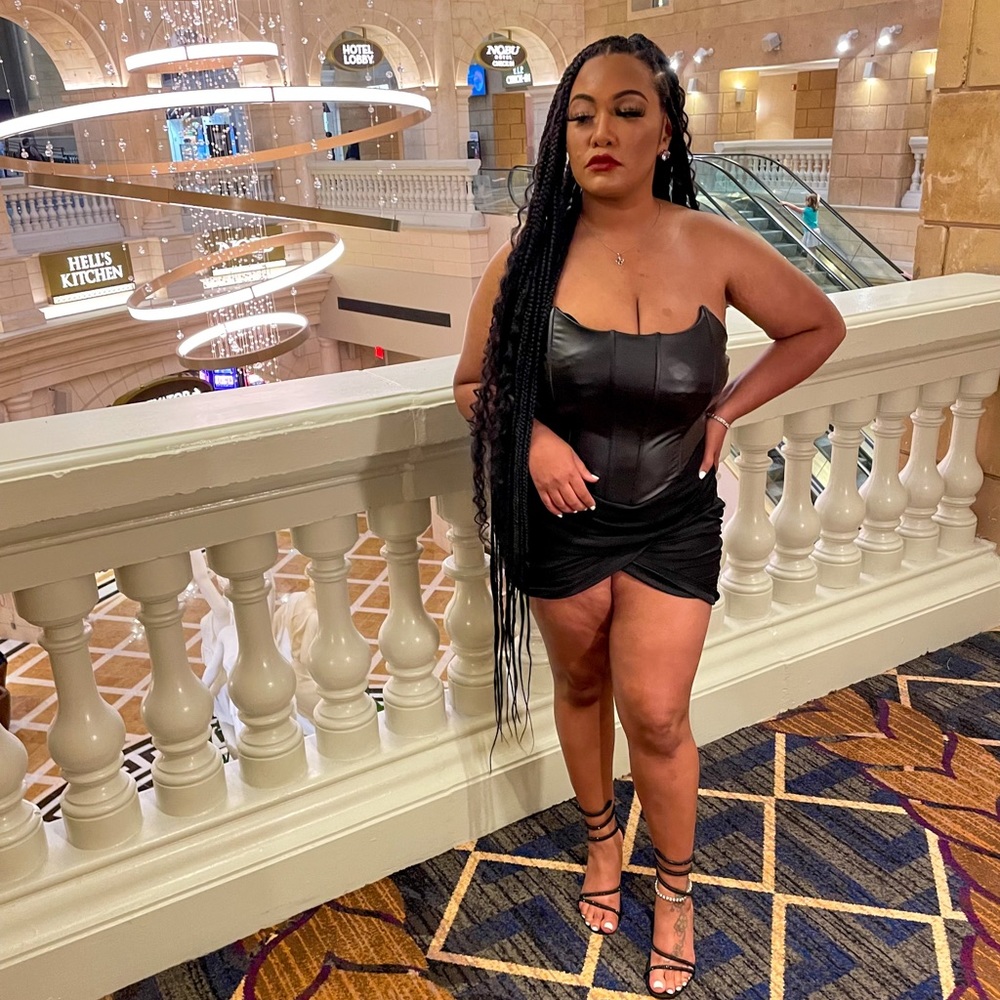 IT GIRL SEXY ALL BLACK CORSET MINI DRESS